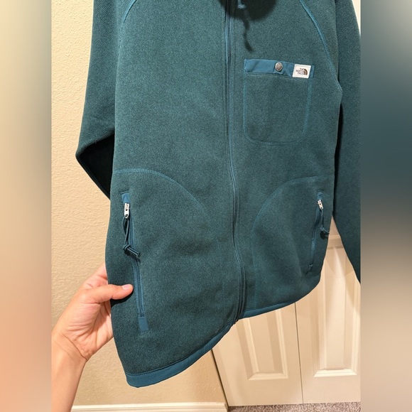 The North Face Gordon Lyons Full Zip Fleece Jacket Green , size M - Picture 5 of 11